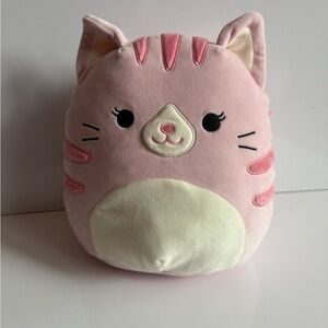 SQUISHMALLOWS 10” Laura The Pink Tabby Cat Plush Toy Stuffed Animal